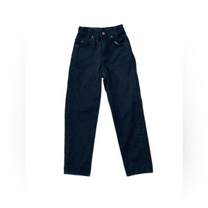 Vintage Levi's Size 10 White Tab 550 Black Denim Jeans